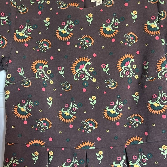 Matilda Jane Friends Forever Maja women’s brown floral dress size medium - Picture 3 of 11
